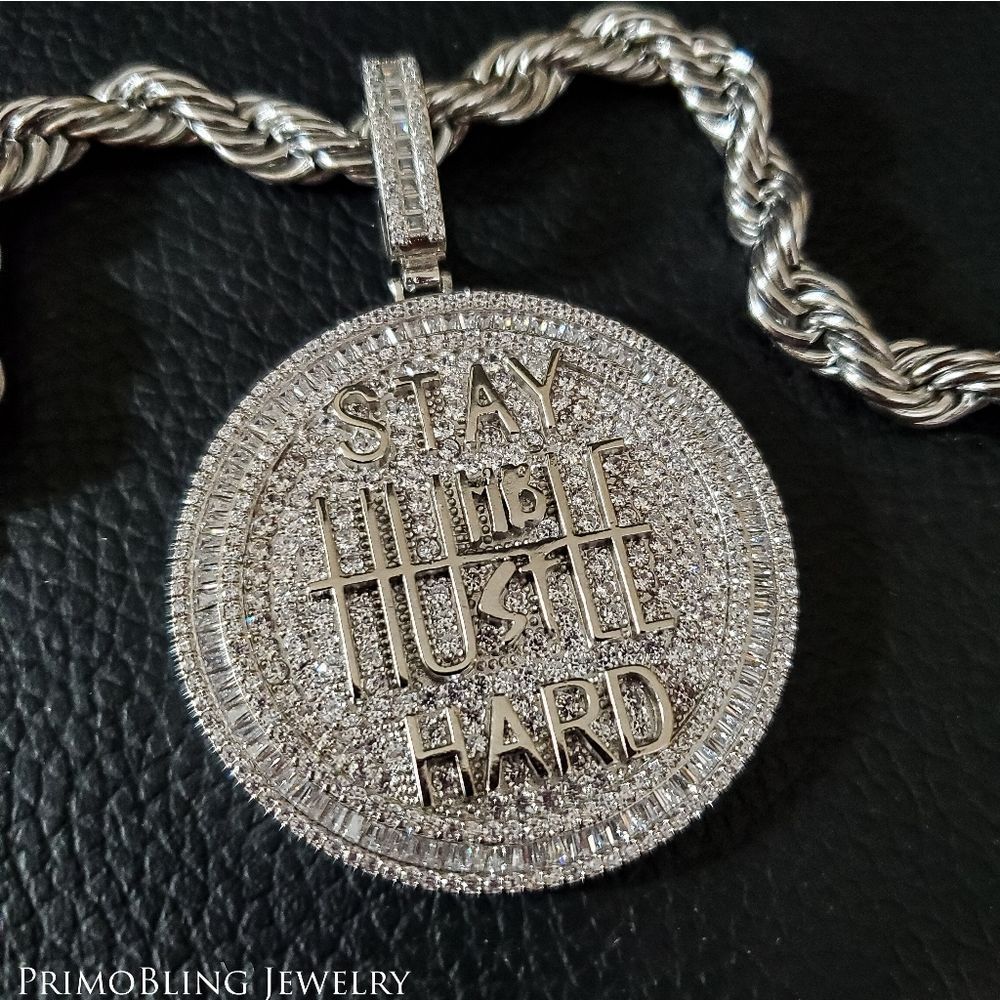 Stay Humble Hustle Hard Necklace